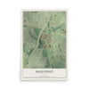 High Point, Georgia map print, 12" x 18" Archival Matte Print mockup