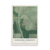 Horseshoe Community, Georgia map print, 12" x 18" Archival Matte Print mockup