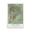 Loring Heights, Georgia map print, 12" x 18" Archival Matte Print mockup