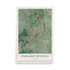 Margaret Mitchell, Georgia map print, 12" x 18" Archival Matte Print mockup