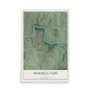 Memorial Park, Georgia map print, 12" x 18" Archival Matte Print mockup