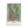 Midtown, Georgia map print, 12" x 18" Archival Matte Print mockup