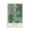 Niskey Cove, Georgia map print, 12" x 18" Archival Matte Print mockup