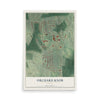 Orchard Knob, Georgia map print, 12" x 18" Archival Matte Print mockup