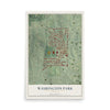Washington Park, Georgia map print, 12" x 18" Archival Matte Print mockup