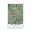 Westminster-Milmar, Georgia map print, 12" x 18" Archival Matte Print mockup