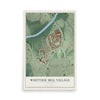 Whittier Mill Village, Georgia map print, 12" x 18" Archival Matte Print mockup