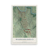 Wildwood (NPU-C), Georgia map print, 12" x 18" Archival Matte Print mockup