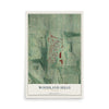 Woodland Hills, Georgia map print, 12" x 18" Archival Matte Print mockup