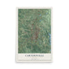 Cartersville, Georgia map print, 12" x 18" Archival Matte Print mockup