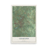Cedartown, Georgia map print, 12" x 18" Archival Matte Print mockup