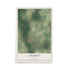 Colquitt, Georgia map print, 12" x 18" Archival Matte Print mockup