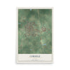 Cordele, Georgia map print, 12" x 18" Archival Matte Print mockup