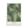 Culloden, Georgia map print, 12" x 18" Archival Matte Print mockup