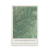 Cusseta-Chattahoochee County, Georgia map print, 12" x 18" Archival Matte Print mockup