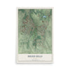Druid Hills, Georgia map print, 12" x 18" Archival Matte Print mockup