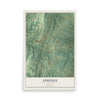 Ephesus, Georgia map print, 12" x 18" Archival Matte Print mockup