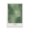 Fargo, Georgia map print, 12" x 18" Archival Matte Print mockup