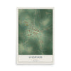 Glenwood, Georgia map print, 12" x 18" Archival Matte Print mockup
