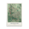 Map of Gresham Park, Georgia, 12 x 18 inch unframed archival matte print