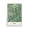 Hiram, Georgia map print, 12" x 18" Archival Matte Print mockup