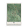 Ideal, Georgia map print, 12" x 18" Archival Matte Print mockup