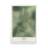 Jakin, Georgia map print, 12" x 18" Archival Matte Print mockup
