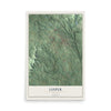 Jasper, Georgia map print, 12" x 18" Archival Matte Print mockup