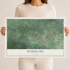 Kingsland, Georgia map print, 12" x 18" Archival Matte Print mockup