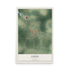 Leslie, Georgia map print, 12" x 18" Archival Matte Print mockup