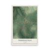 Marshallville, Georgia map print, 12" x 18" Archival Matte Print mockup