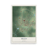 Millen, Georgia map print, 12" x 18" Archival Matte Print mockup
