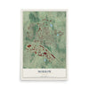 Morrow, Georgia map print, 12" x 18" Archival Matte Print mockup