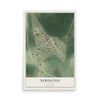 Newington, Georgia map print, 12" x 18" Archival Matte Print mockup