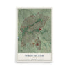 North Decatur, Georgia map print, 12" x 18" Archival Matte Print mockup