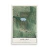 Pine Lake, Georgia map print, 12" x 18" Archival Matte Print mockup