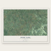 Pine Log, Georgia map print, the full design