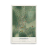 Pinehurst, Georgia map print, 12" x 18" Archival Matte Print mockup