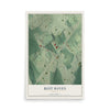 Rest Haven, Georgia map print, 12" x 18" Archival Matte Print mockup