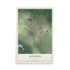Reynolds, Georgia map print, 12" x 18" Archival Matte Print mockup