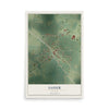 Sasser, Georgia map print, 12" x 18" Archival Matte Print mockup