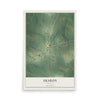 Sharon, Georgia map print, 12" x 18" Archival Matte Print mockup