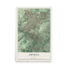 Smyrna, Georgia map print, 12" x 18" Archival Matte Print mockup