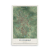 Statesboro, Georgia map print, 12" x 18" Archival Matte Print mockup