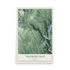 Tallulah Falls, Georgia map print, 12" x 18" Archival Matte Print mockup