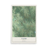 Talmo, Georgia map print, 12" x 18" Archival Matte Print mockup