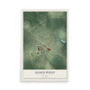 Union Point, Georgia map print, 12" x 18" Archival Matte Print mockup