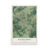 Walnut Grove, Georgia map print, 12" x 18" Archival Matte Print mockup