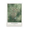 Map of Waynesboro, Georgia, 12 x 18 inch unframed archival matte print