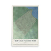 Map of Hawaiian Paradise Park, Hawaii, 12 x 18 inch unframed archival matte print